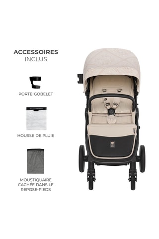 Poussette Mitz  - Dès 4 mois - Jusqu'à 27 kg - Beige