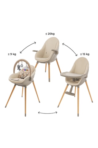 Chaise haute 3-en-1 Fini Up - Dès la naissance - Jusqu’à 20 kg