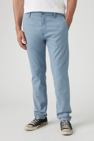 Pantaloni chino - Celeste