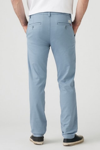 Pantaloni chino - Celeste