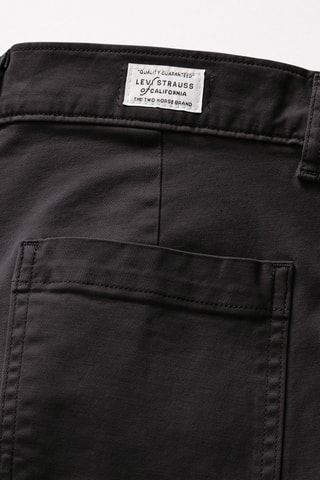 Pantaloni chino a vita alta - Nero