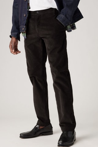 Pantaloni chino in velluto - Nero