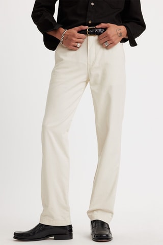 Pantaloni chino straight Authentic - Ecrù