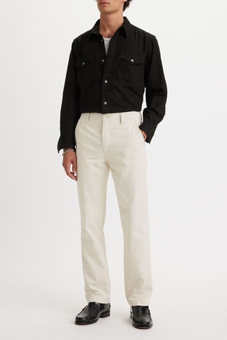 Pantaloni chino straight Authentic - Ecrù