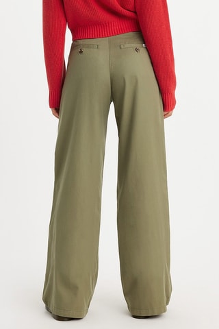 Pantaloni wide legs - Kaki