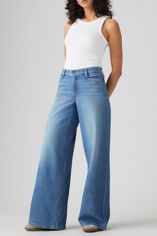 Jeans wide legs - Azzurro
