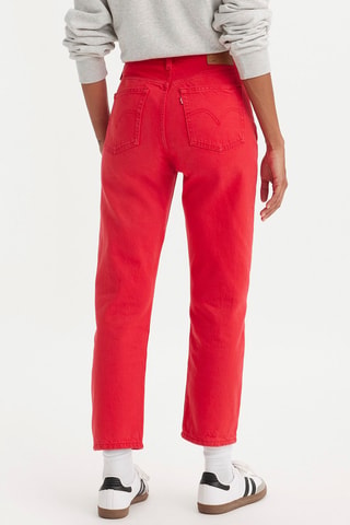 Jeans 7/8 a vita alta 501® Crop- Rosso