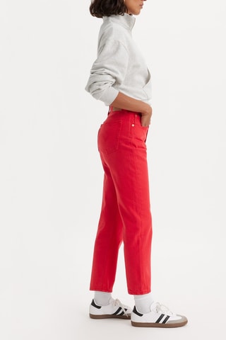 Jeans 7/8 a vita alta 501® Crop- Rosso