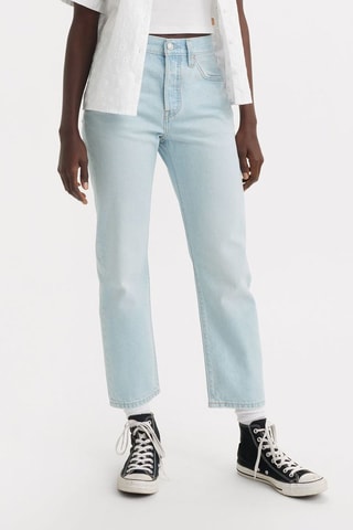 Jeans straight 7/8 501® Crop - Celeste
