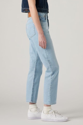 Jeans straight 7/8 501® Crop - Celeste