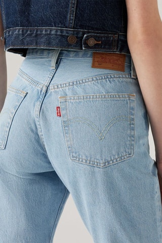 Jeans straight 7/8 501® Crop - Celeste