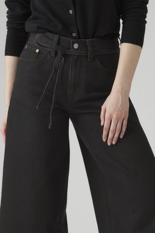 Jeans wide legs - Nero