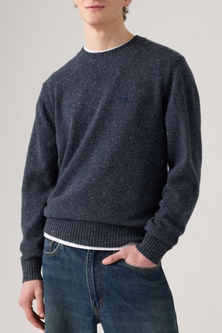 Pull en laine - Bleu marine