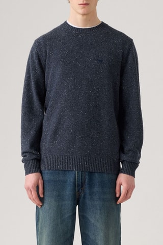 Pull en laine - Bleu marine