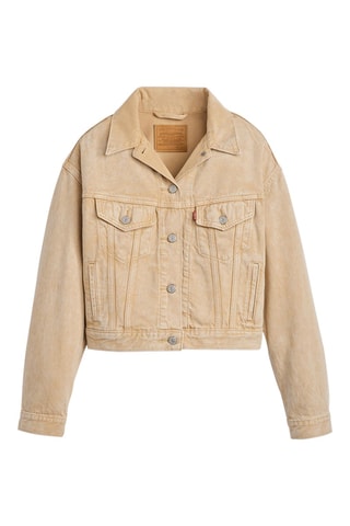 Giacca in jeans Trucker '90 Shrunken - Beige