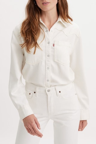 Giacca in jeans - Bianco
