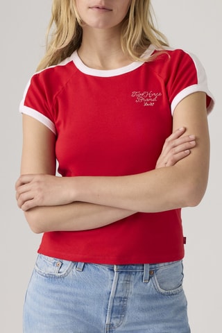 Crop top - Rosso