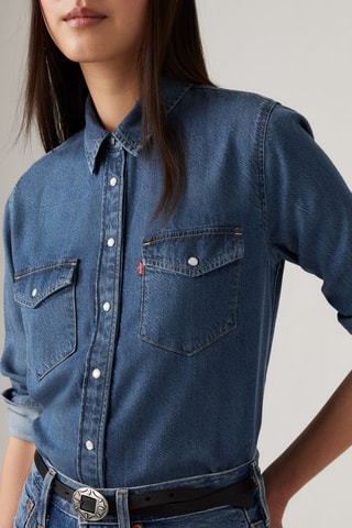 Camicia in jeans - Blu