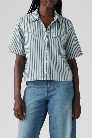 Camicia in jeans - Blu scuro