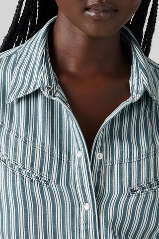 Camicia in jeans - Blu scuro