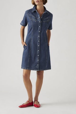 Abito a camicia - Blu