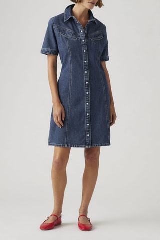 Abito a camicia - Blu