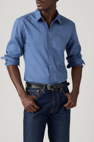 Chemise slim - Bleu