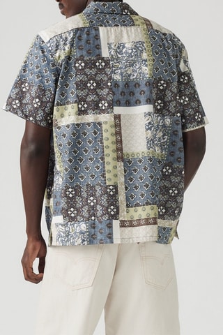 Chemise - Blanc et bleu cobalt