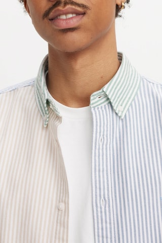 Chemise - Blanc et beige