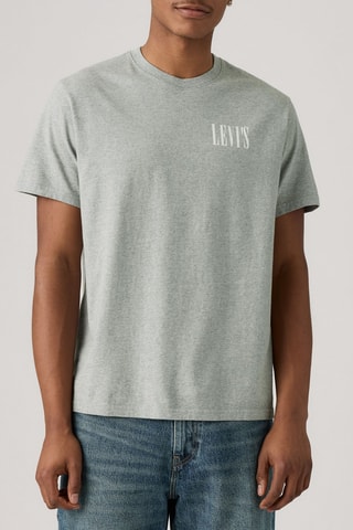 T-shirt relaxed - Gris