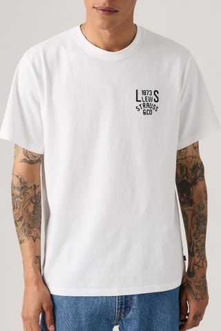 T-shirt relaxed - Blanc