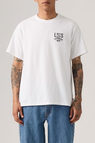 T-shirt relaxed - Blanc