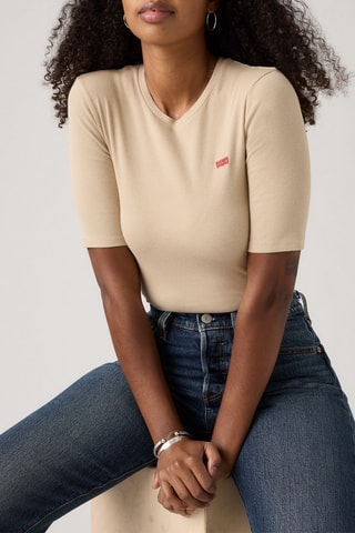 T-shirt slim - Beige