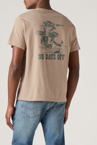 T-shirt relaxed - Beige