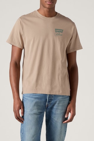 T-shirt relaxed - Beige