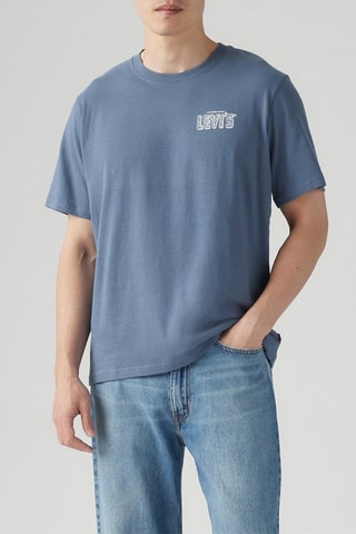 T-shirt relaxed - Bleu marine