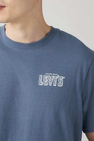T-shirt relaxed - Bleu marine