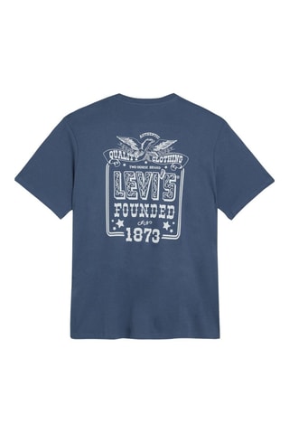 T-shirt relaxed - Bleu marine
