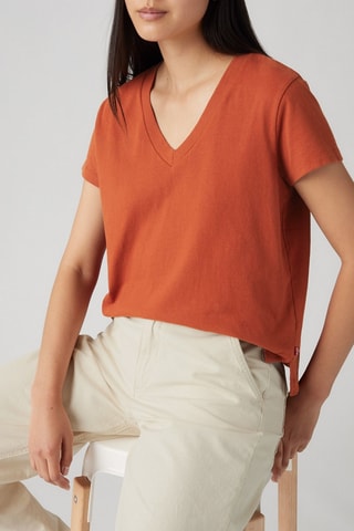 T-shirt - Rosso mattone