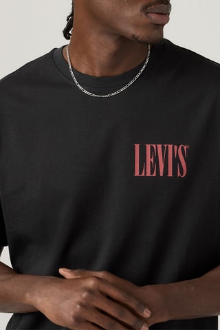 T-shirt relaxed - Noir