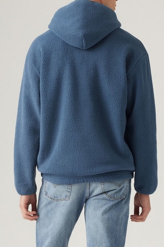 Sweat à capuche - Bleu cobalt