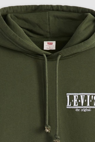 Sweat à capuche - Vert olive