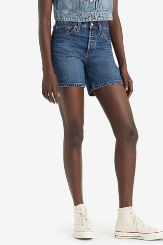 Shorts in jeans 501® Mid Thigh - Blu