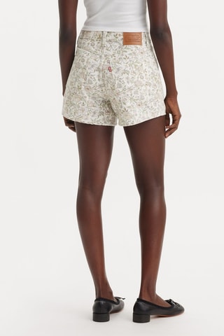 Shorts mom 80's in jeans - Ecrù
