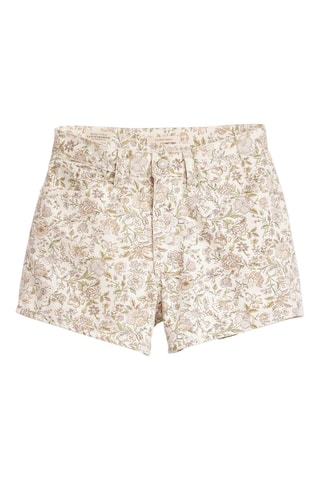 Shorts mom 80's in jeans - Ecrù