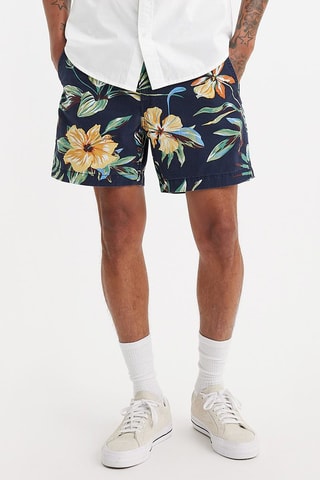 Shorts - Navy e giallo