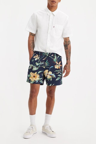 Shorts - Navy e giallo