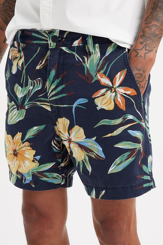 Shorts - Navy e giallo