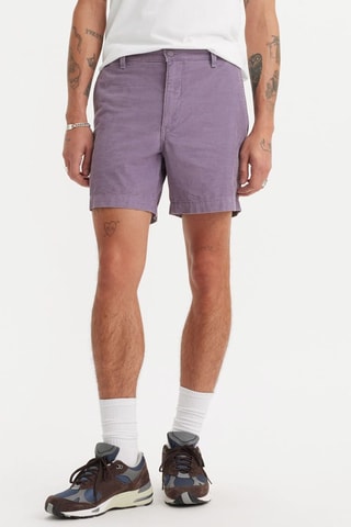 Bermuda in velluto Authentic 6" - Malva