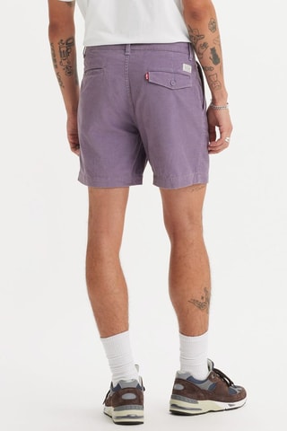 Bermuda in velluto Authentic 6" - Malva